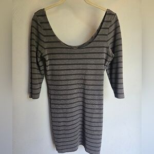 Striped Bodycon Dress